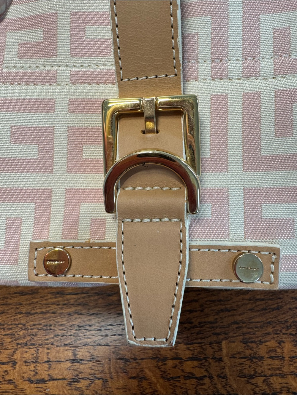 Givenchy Vintage 4G Monogram Canvas Braided Baguette Shoulder Bag w/COA - EUC - Picture 9 of 13